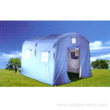 Small military inflatable tent